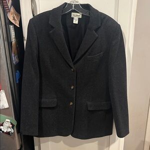 L.L. Bean Women's Charcoal Blazer